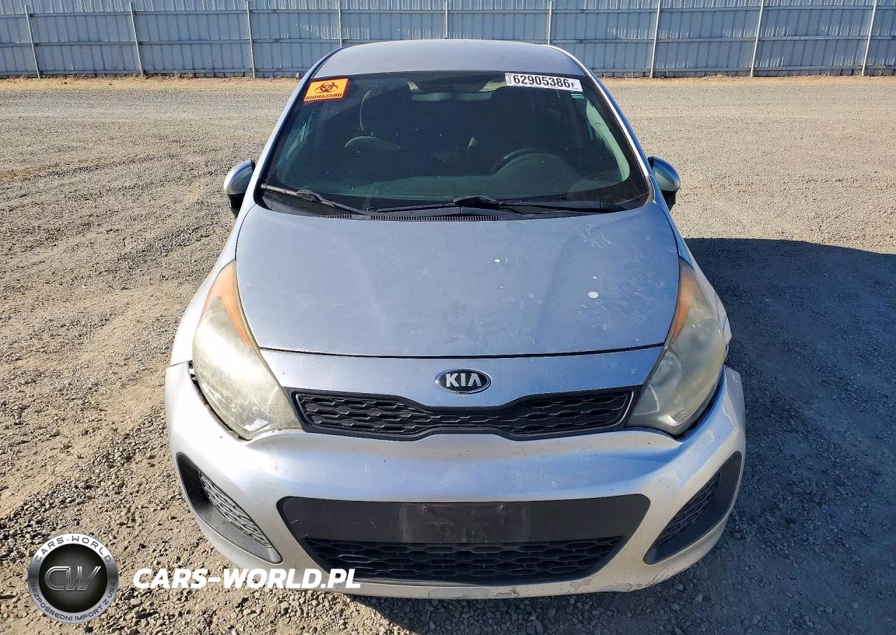 2013 Kia Rio Lx VIN:KNADM5A3XD6138687 - 5