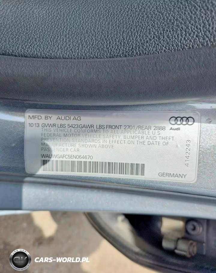 2014 Audi A7 Premium Plus VIN:WAUWGAFC5EN064670 - 12