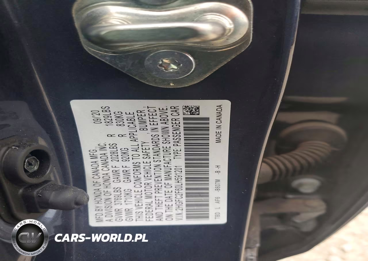 2020 Honda Civic Lx VIN:2HGFC2F60LH591201 - 12