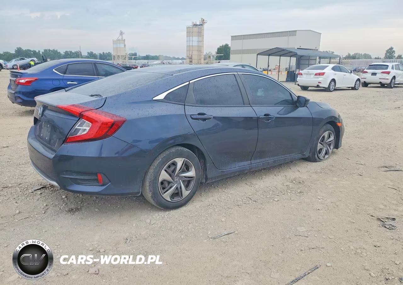 2020 Honda Civic Lx VIN:2HGFC2F60LH591201 - 3
