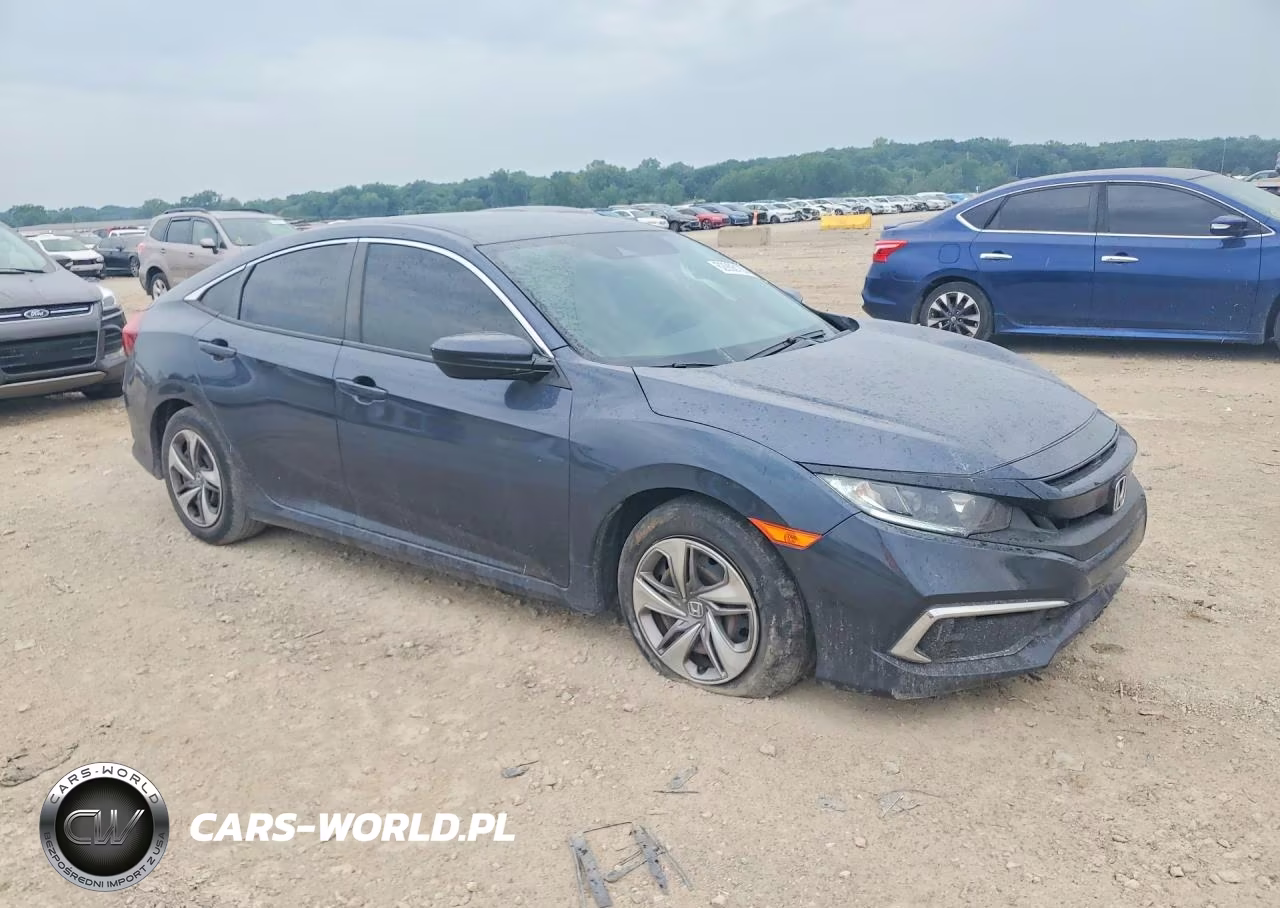 2020 Honda Civic Lx VIN:2HGFC2F60LH591201 - 4