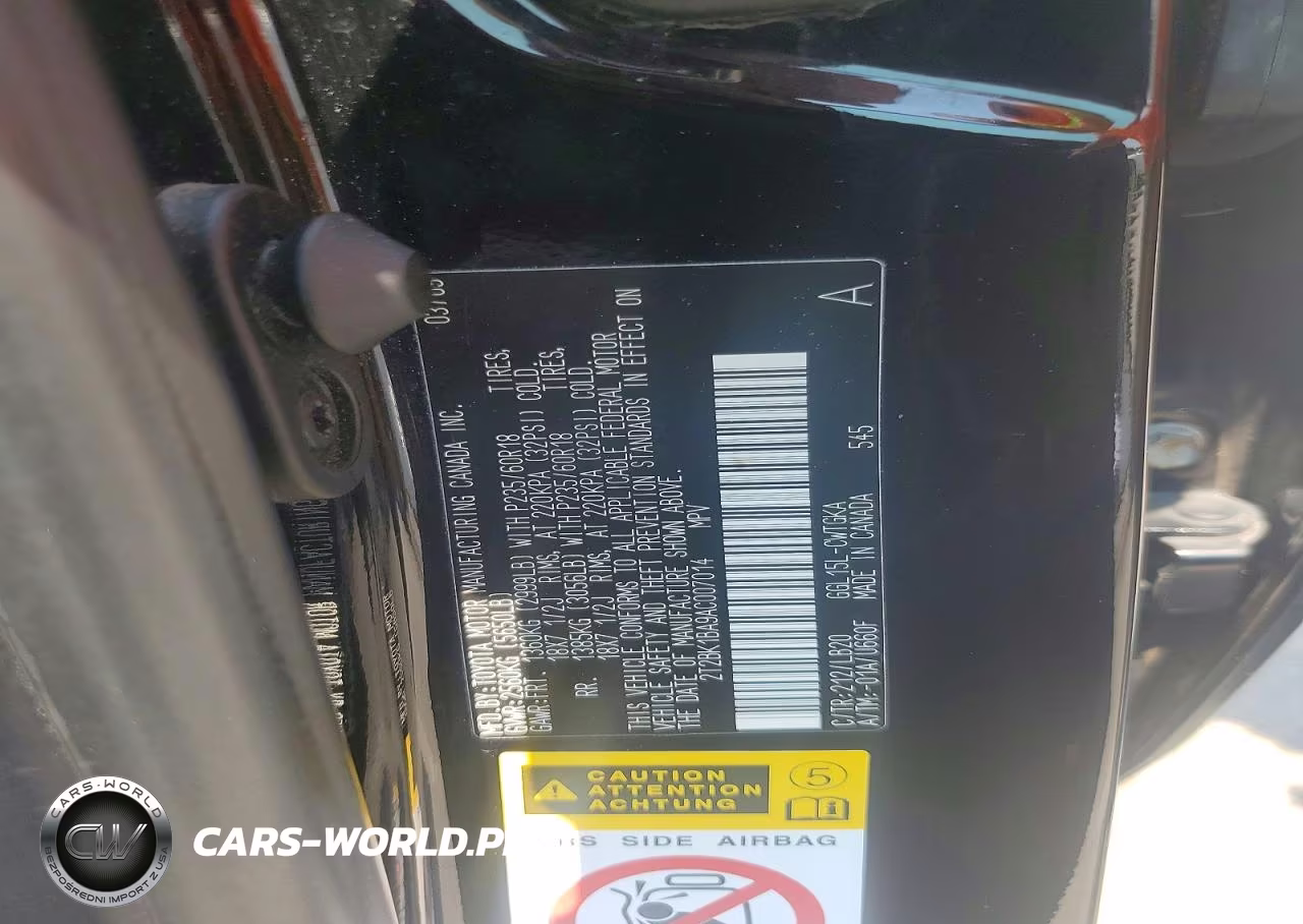 2010 Lexus Rx 350 VIN:2T2BK1BA9AC007014 - 12
