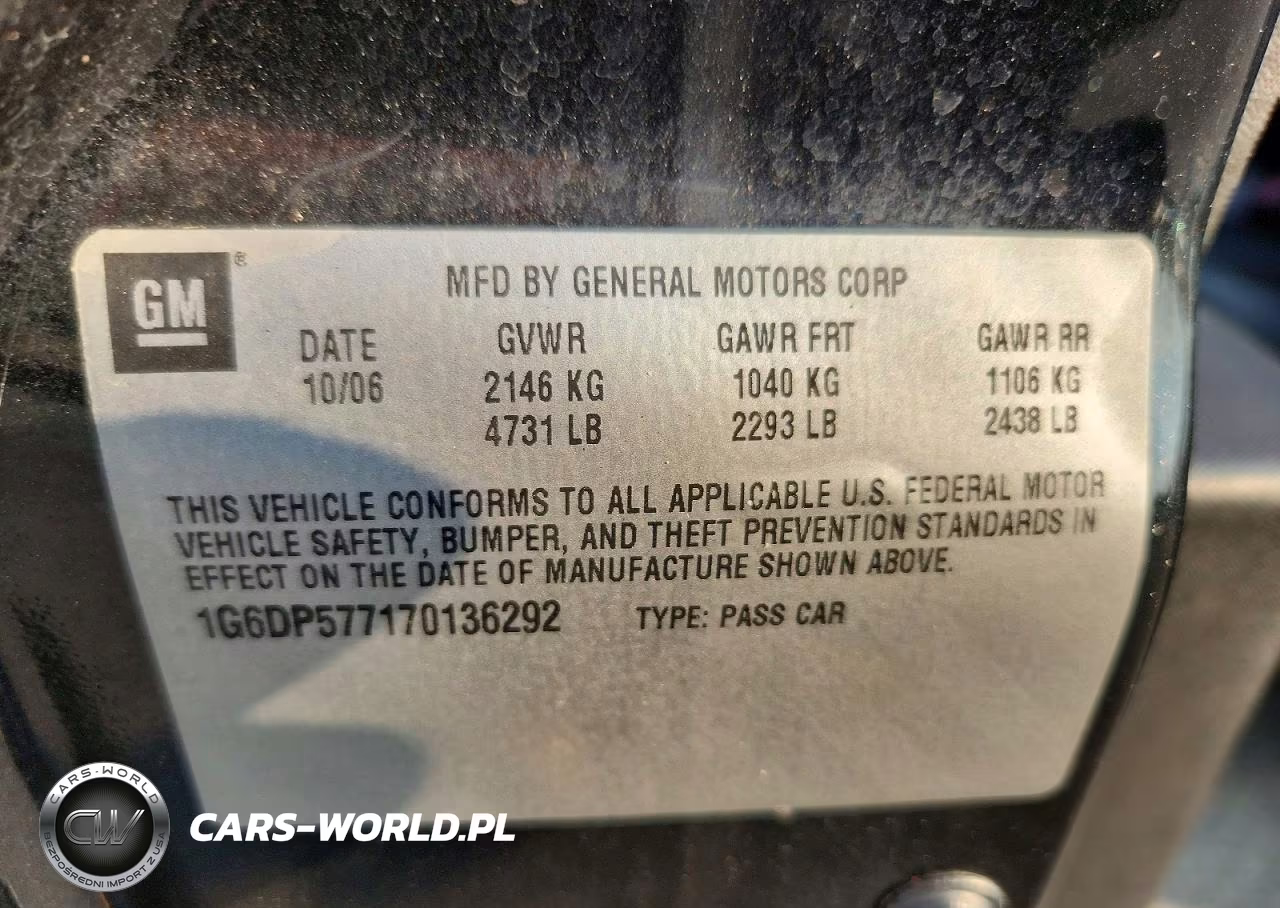 2007 Cadillac Cts Hi Feature V6 VIN:1G6DP577170136292 - 12