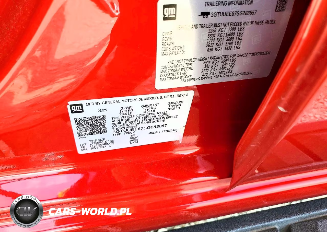 2025 GMC Sierra K1500 At4 VIN:3GTUUEE87SG288857 - 12