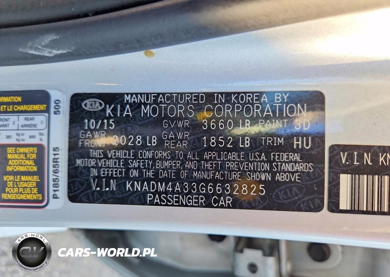 2016 Kia Rio Lx VIN:KNADM4A33G6632825 - 13
