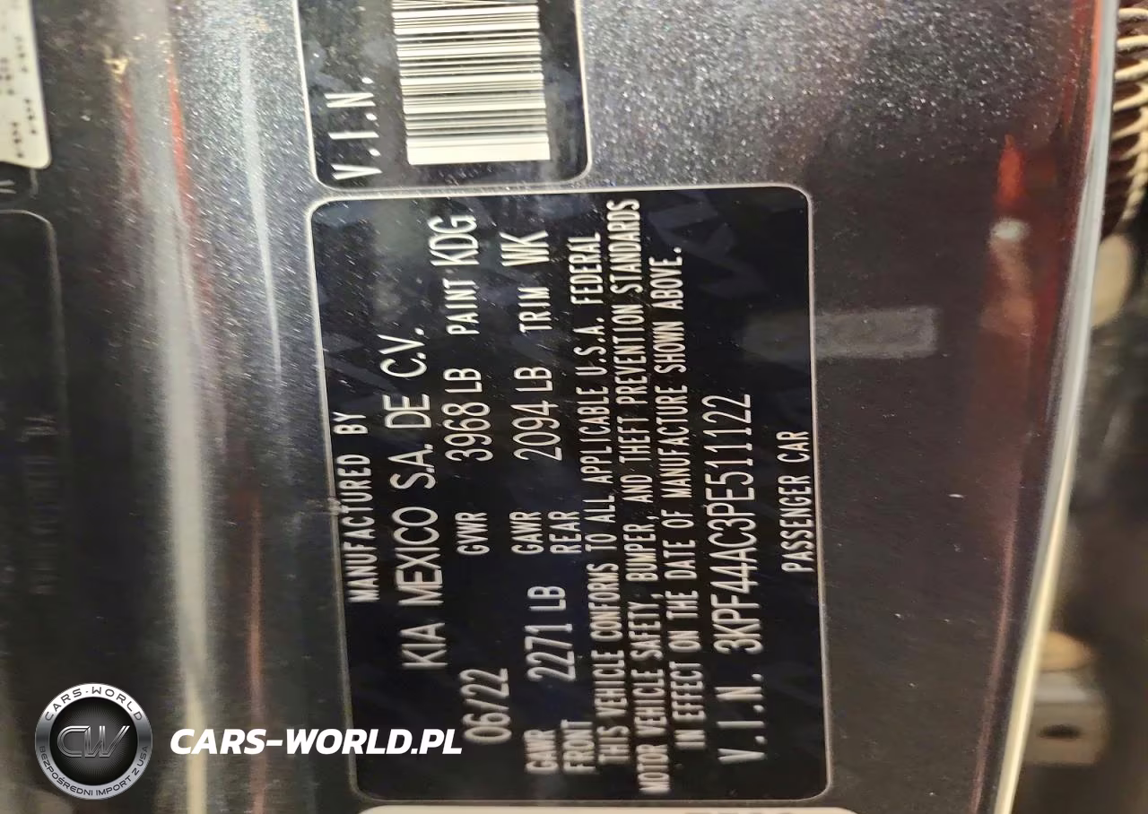 2023 Kia Forte Gt VIN:3KPF44AC3PE511122 - 12