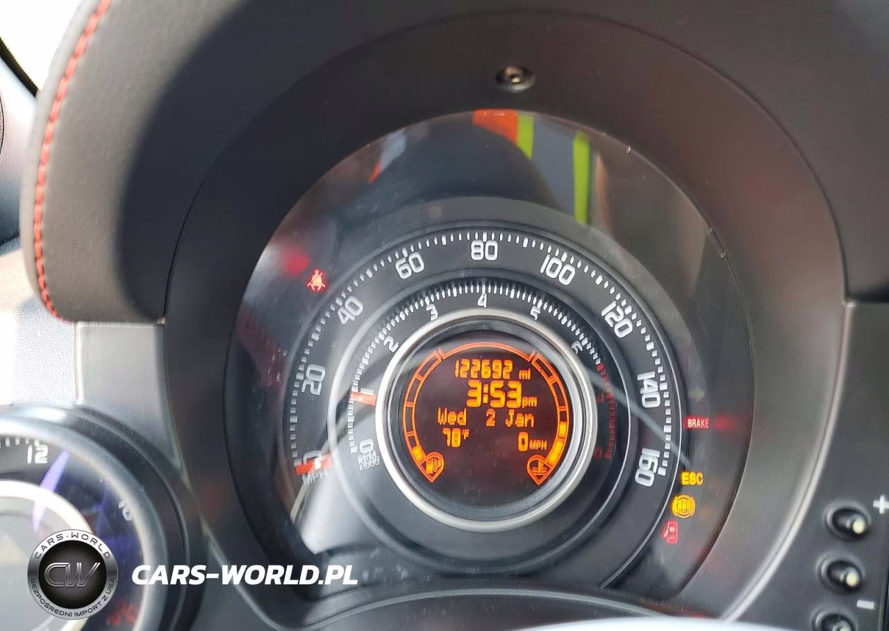 2012 Fiat 500 Abarth VIN:3C3CFFFH9CT185933 - 9