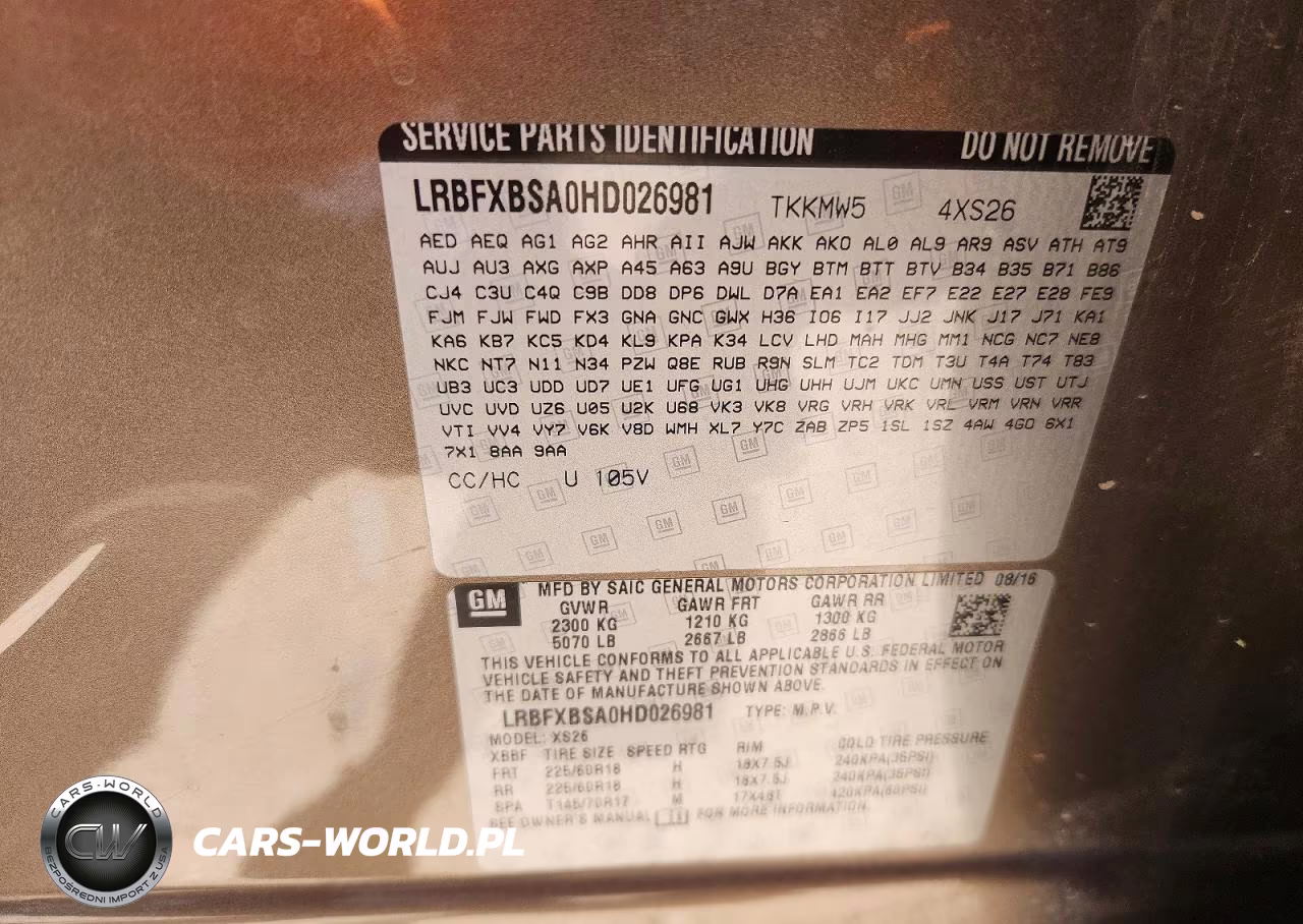 2017 Buick Envision Essence VIN:LRBFXBSA0HD026981 - 13