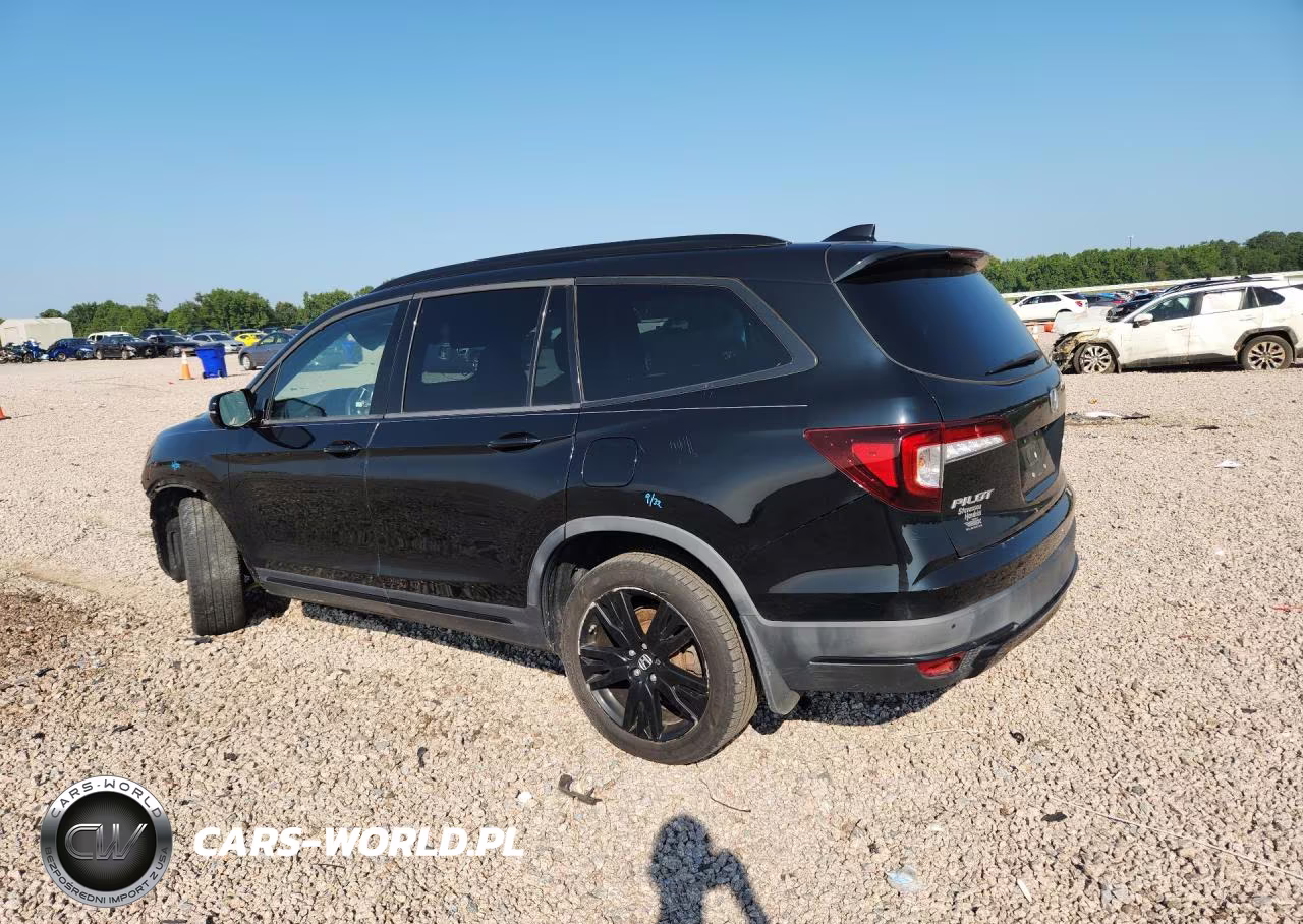 2020 Honda Pilot Black VIN:5FNYF6H71LB014422 - 2