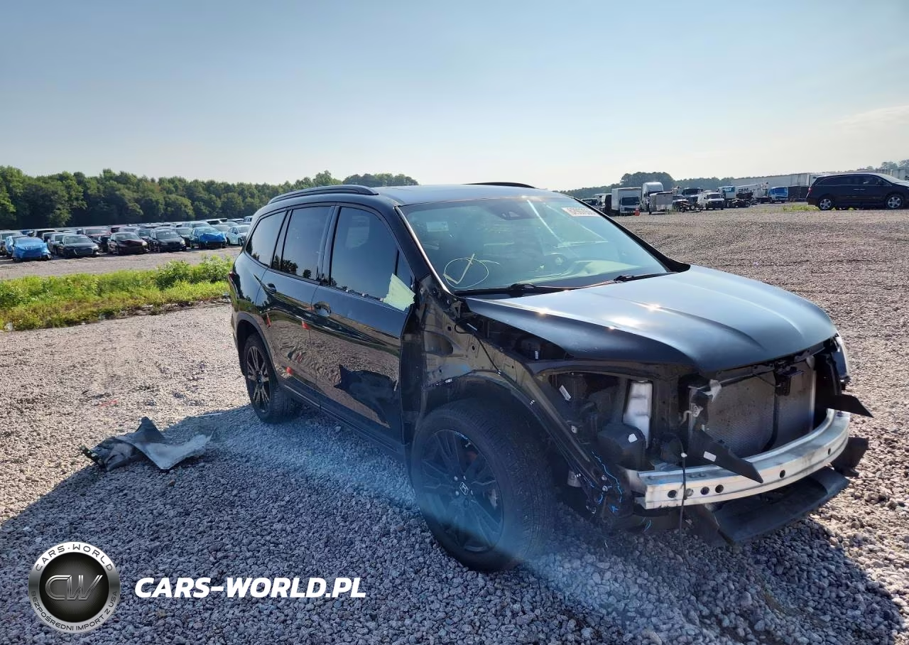2020 Honda Pilot Black VIN:5FNYF6H71LB014422 - 4