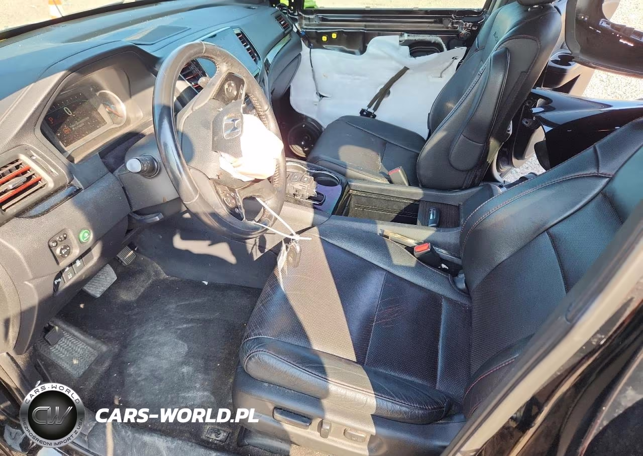 2020 Honda Pilot Black VIN:5FNYF6H71LB014422 - 7