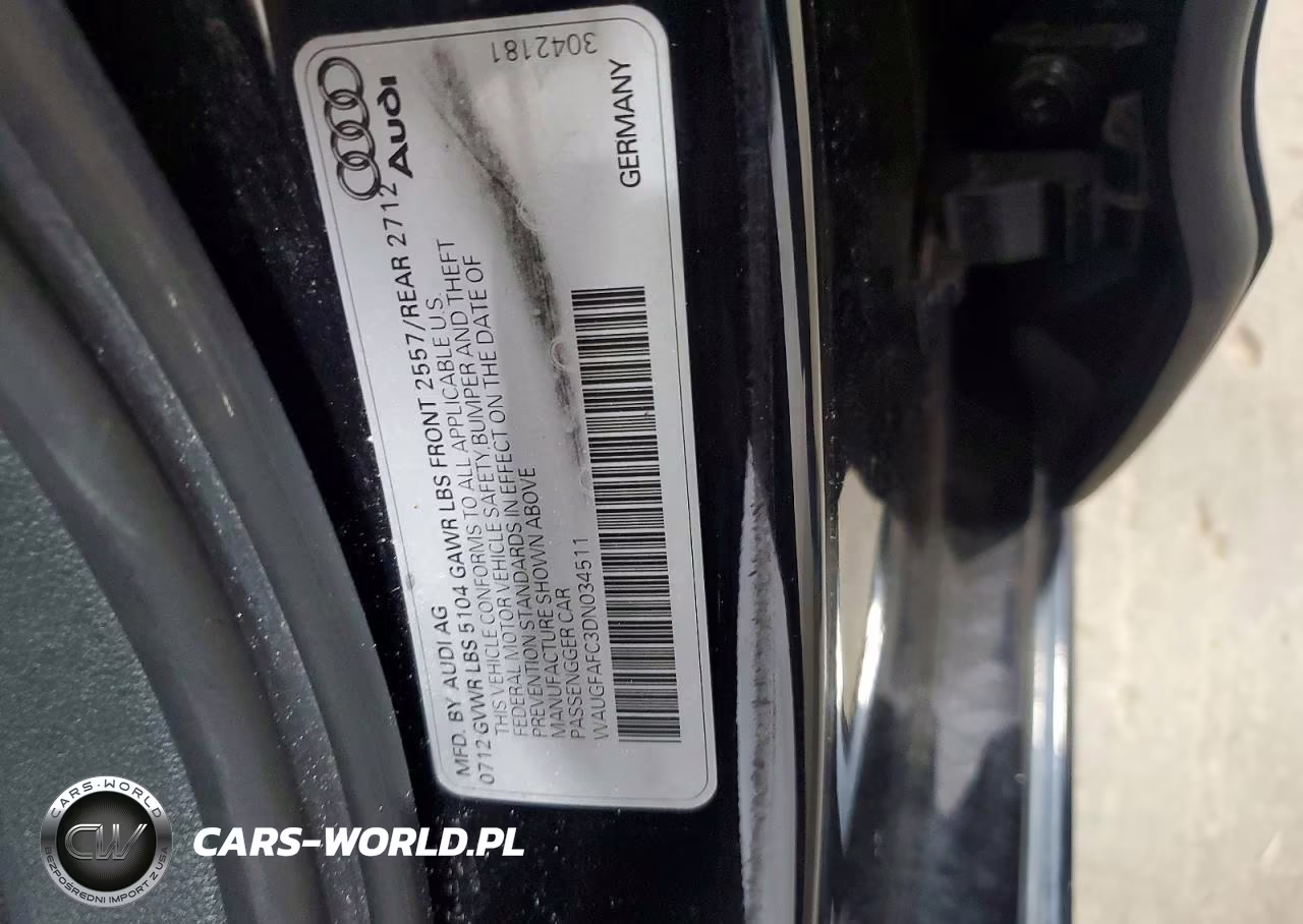2013 Audi A6 Premium Plus VIN:WAUGFAFC3DN034511 - 12