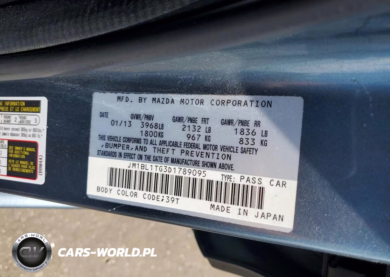 2013 Mazda 3 I VIN:JM1BL1TG3D1789095 - 12