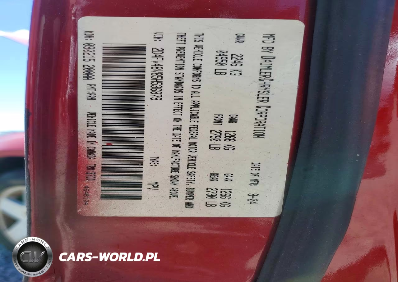 2005 Dodg Magnum VIN:2D4FV48V85H536879 - 13