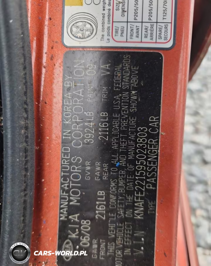 2009 Kia Spectra Lx VIN:KNAFE221595023803 - 13