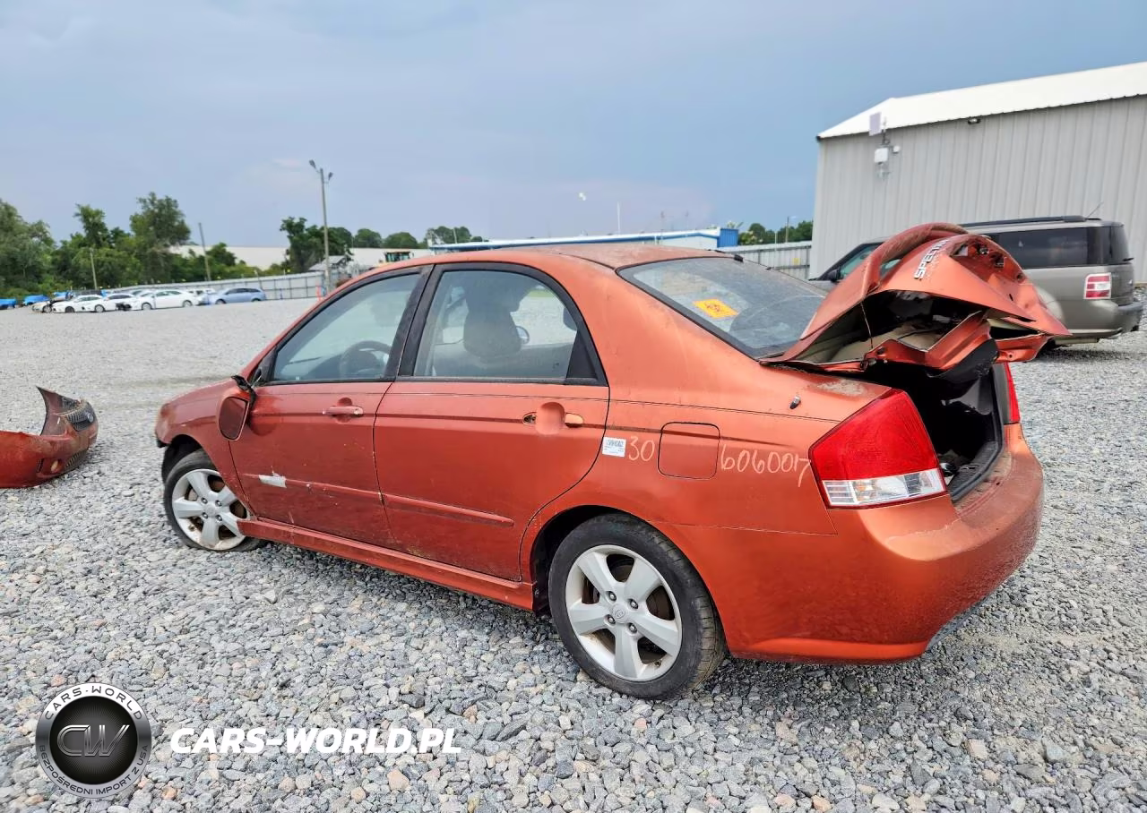 2009 Kia Spectra Lx VIN:KNAFE221595023803 - 2