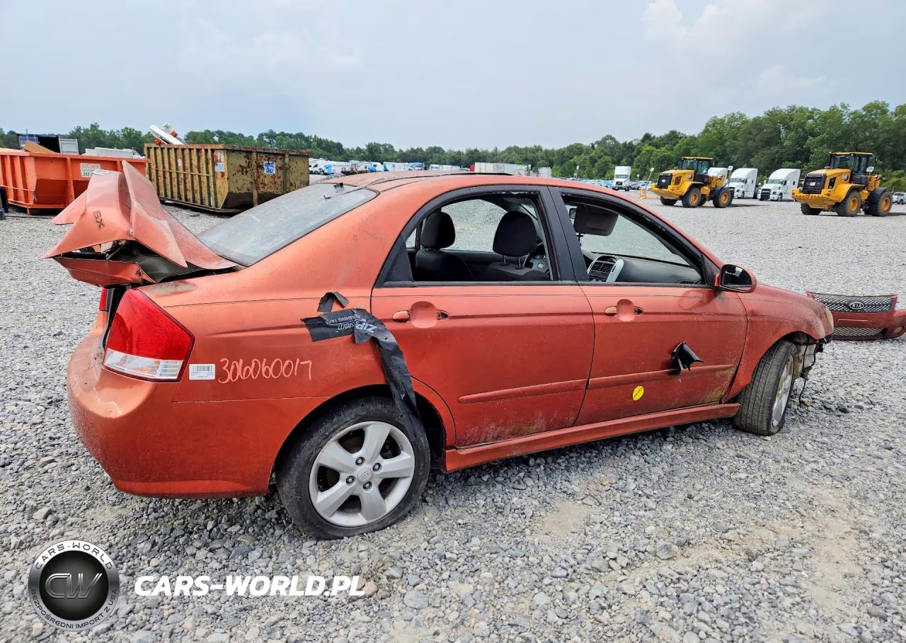 2009 Kia Spectra Lx VIN:KNAFE221595023803 - 3