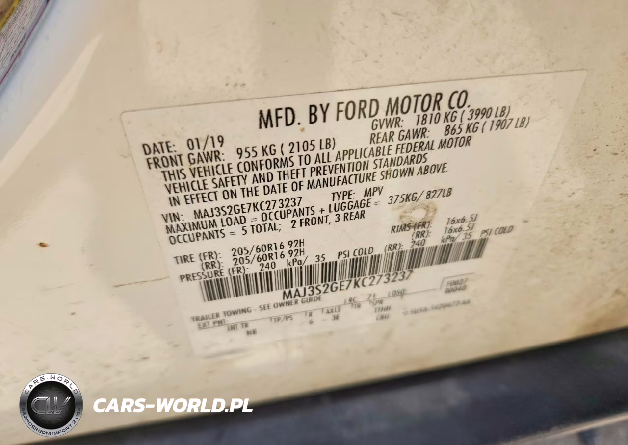 2019 Ford Ecosport Se VIN:MAJ3S2GE7KC273237 - 12