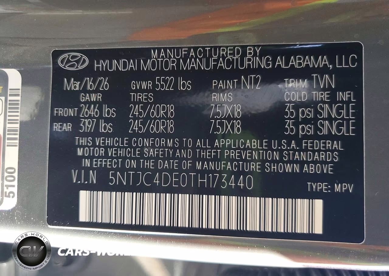 2026 Hyundai Santa Cruz Sel Activity VIN:5NTJC4DE0TH173440 - 12