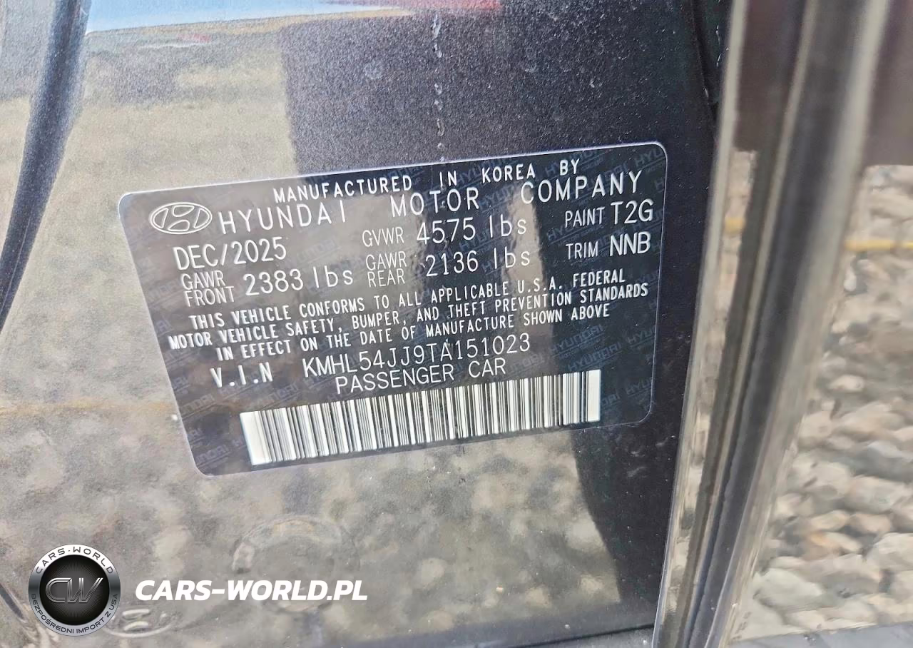 2026 Hyundai Sonata Hybrid Limited VIN:KMHL54JJ9TA151023 - 13