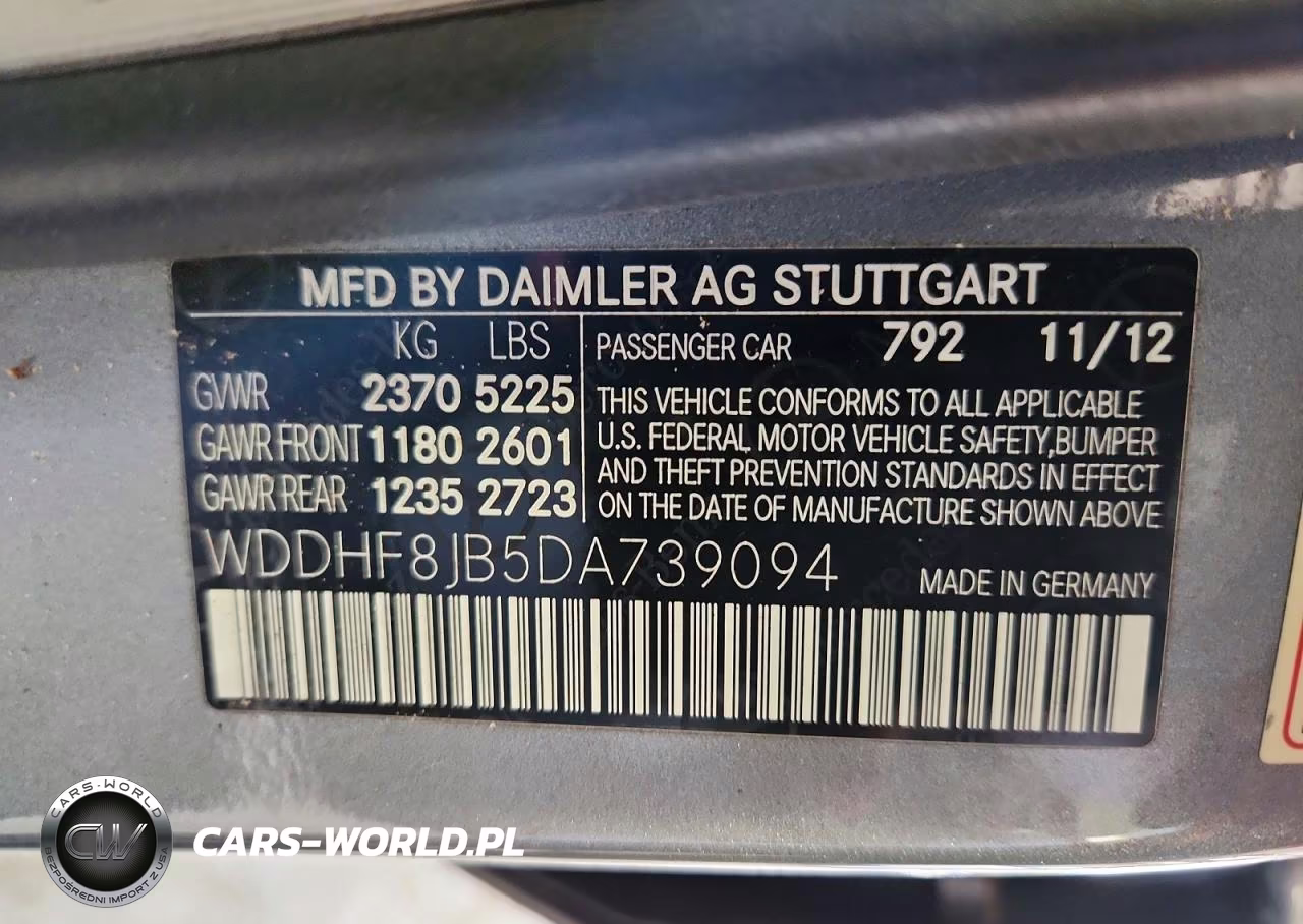 2013 Mercedes-Benz E 350 4Matic VIN:WDDHF8JB5DA739094 - 12