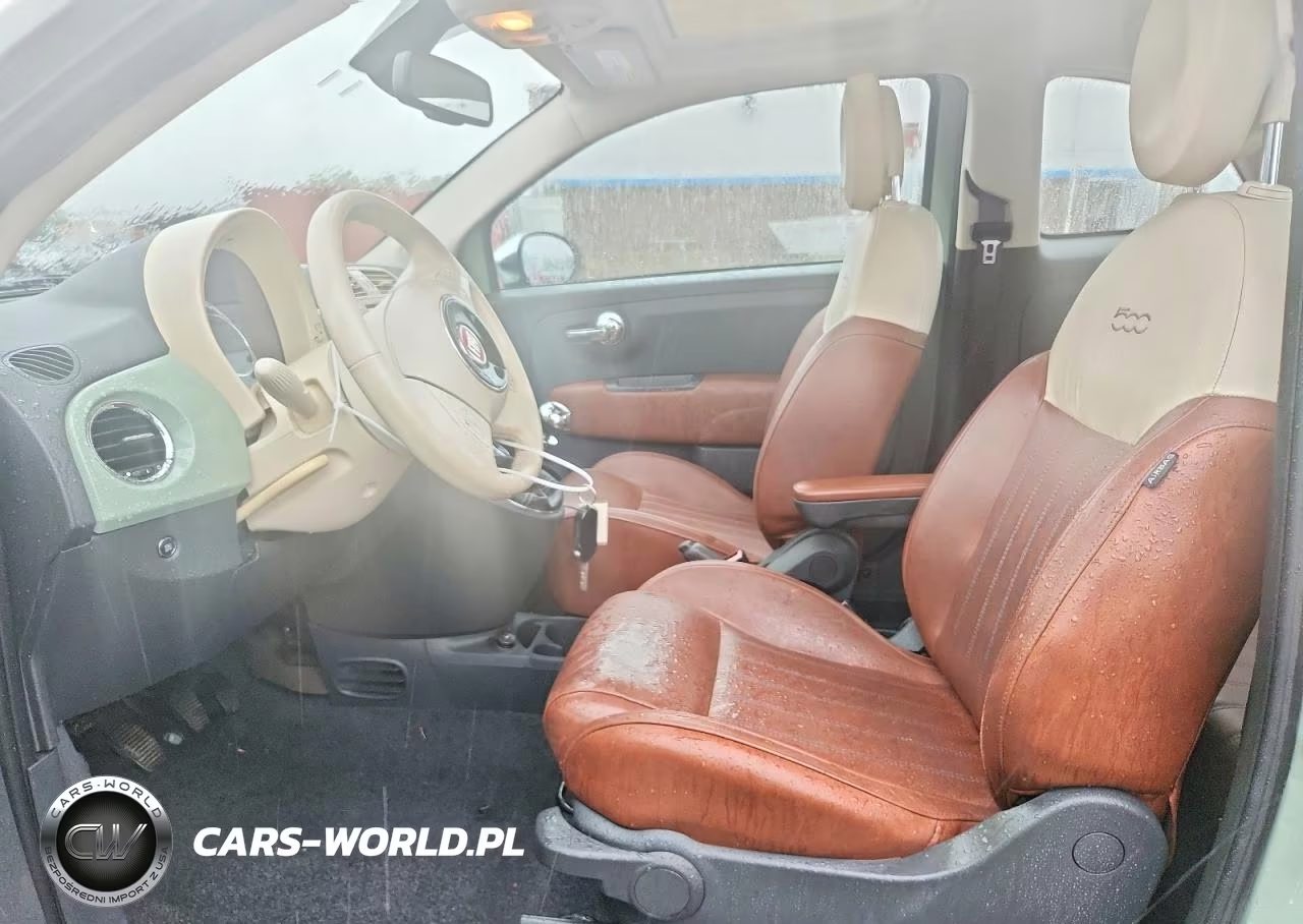 2013 Fiat 500 Lounge VIN:3C3CFFCR5DT522970 - 7