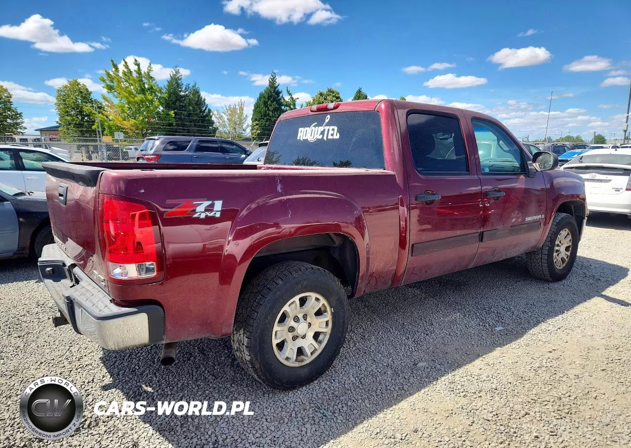 2008 GMC Sierra K1500 VIN:3GTEK13J28G245934 - 3
