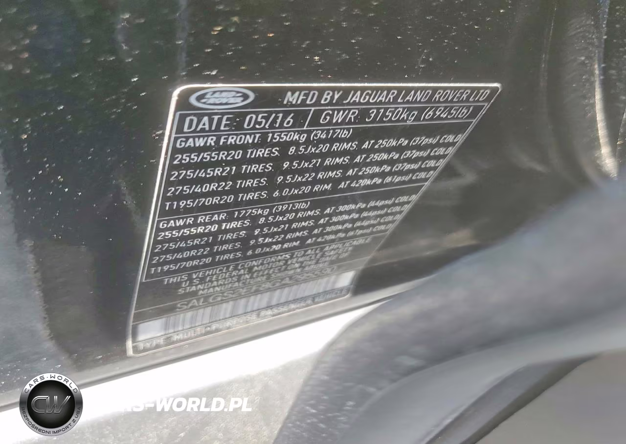 2016 Land Rover Range Rover Supercharged VIN:SALGS2EF8GA295590 - 12