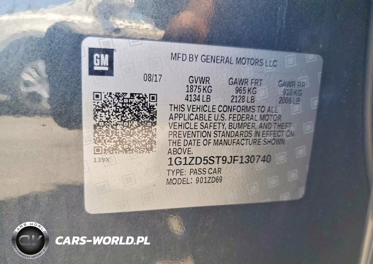 2018 Chevrolet Malibu Lt VIN:1G1ZD5ST9JF130740 - 12