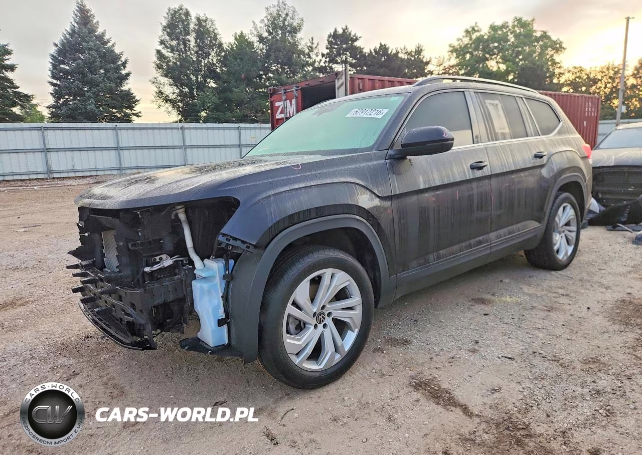 2021 Volkswagen Atlas Se VIN:1V2KR2CA0MC596583 - 1