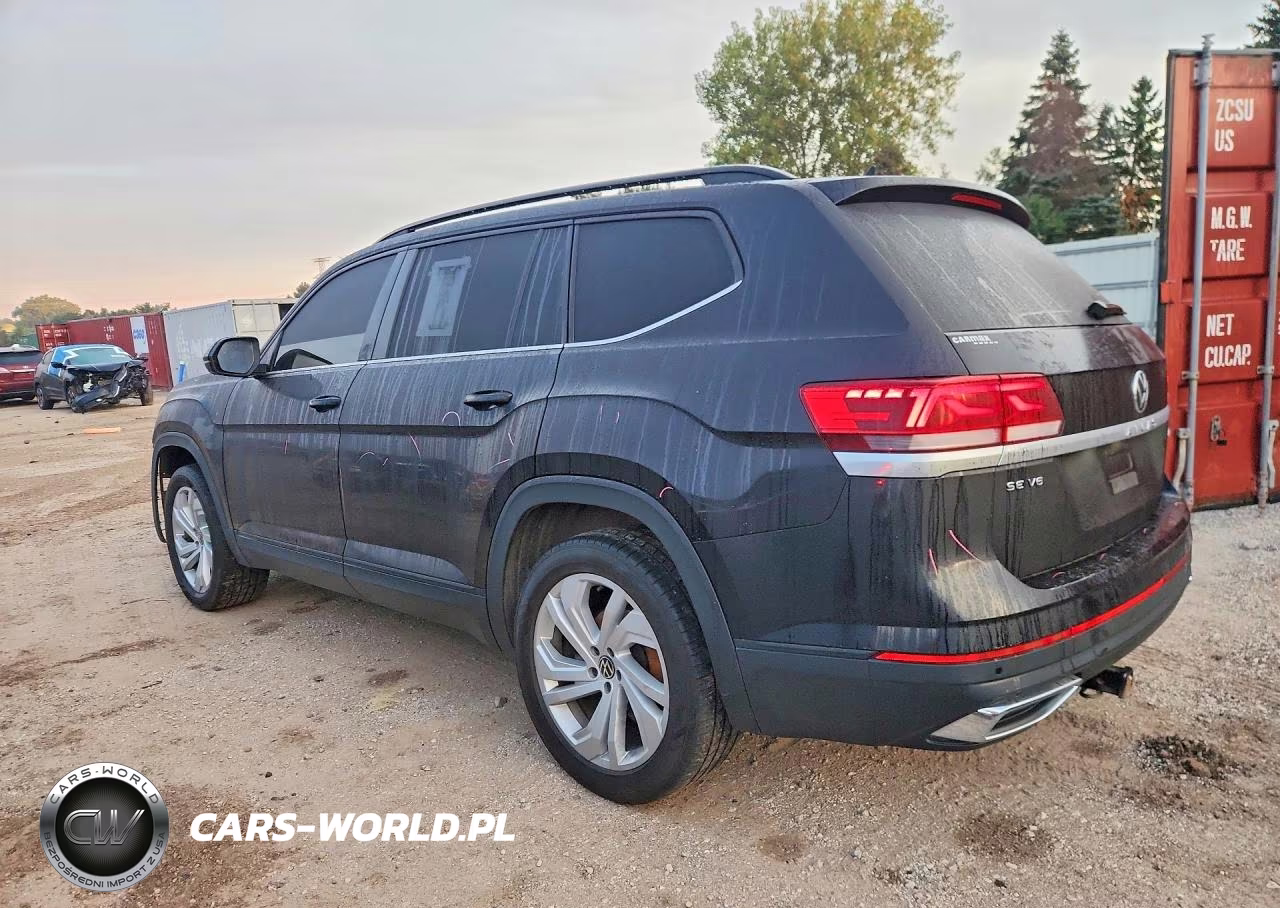 2021 Volkswagen Atlas Se VIN:1V2KR2CA0MC596583 - 2