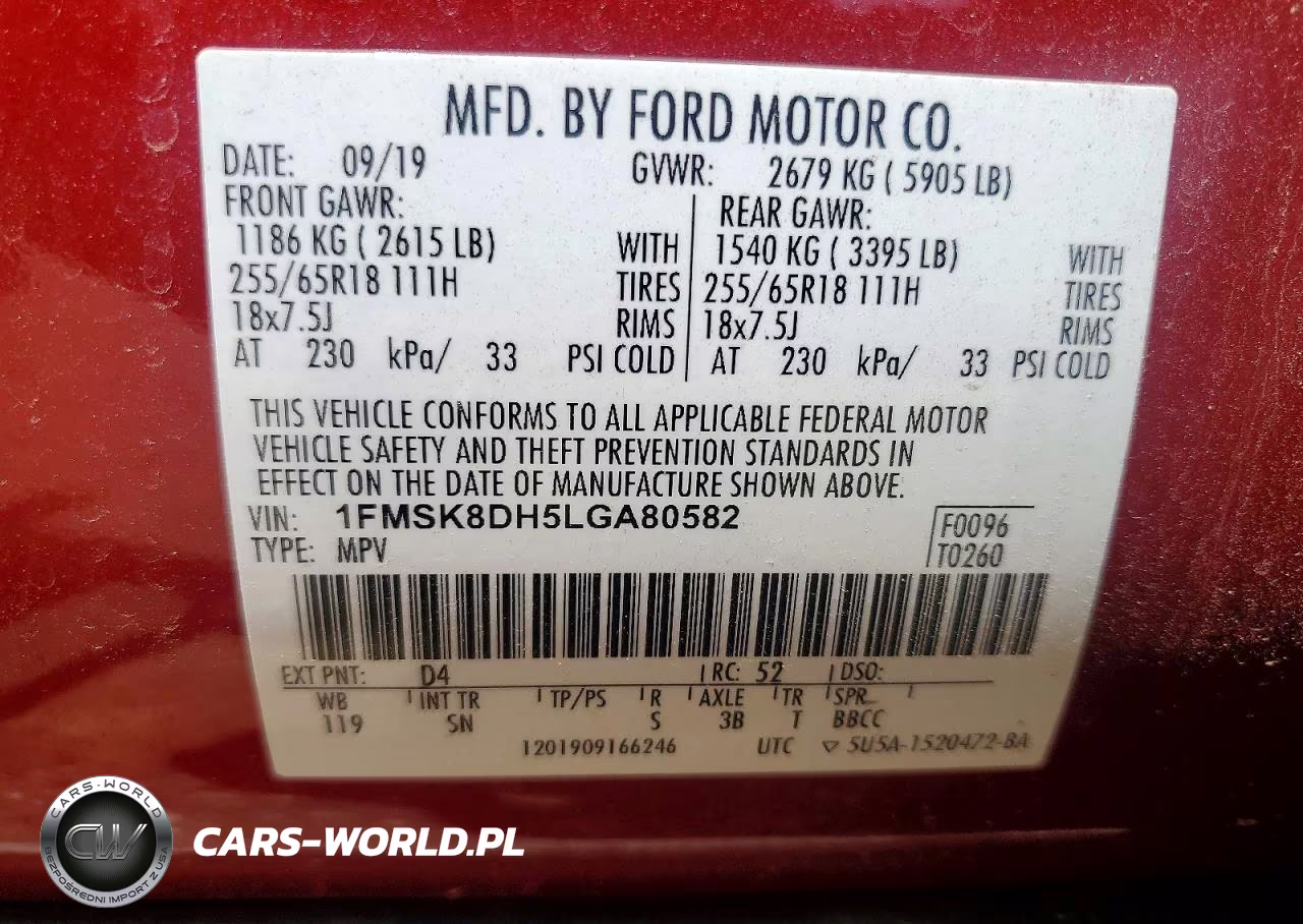 2020 Ford Explorer Xlt VIN:1FMSK8DH5LGA80582 - 13