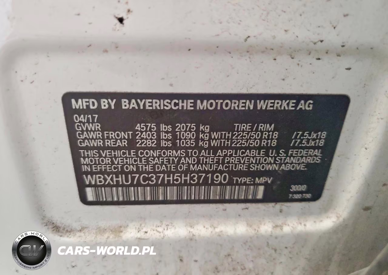 2017 BMW X1 Sdrive28I VIN:WBXHU7C37H5H37190 - 13