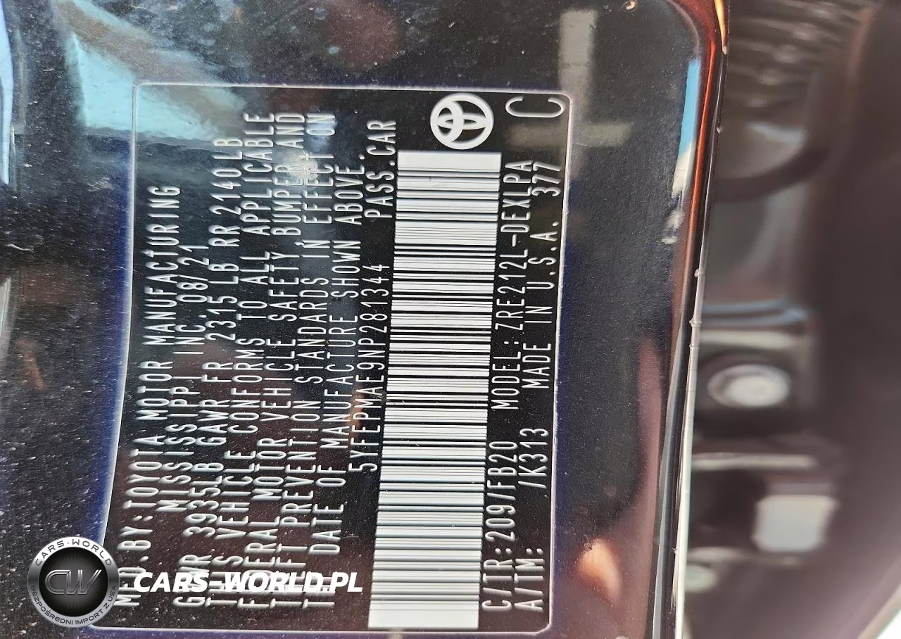 2022 Toyota Corolla Le VIN:5YFEPMAE9NP281344 - 13