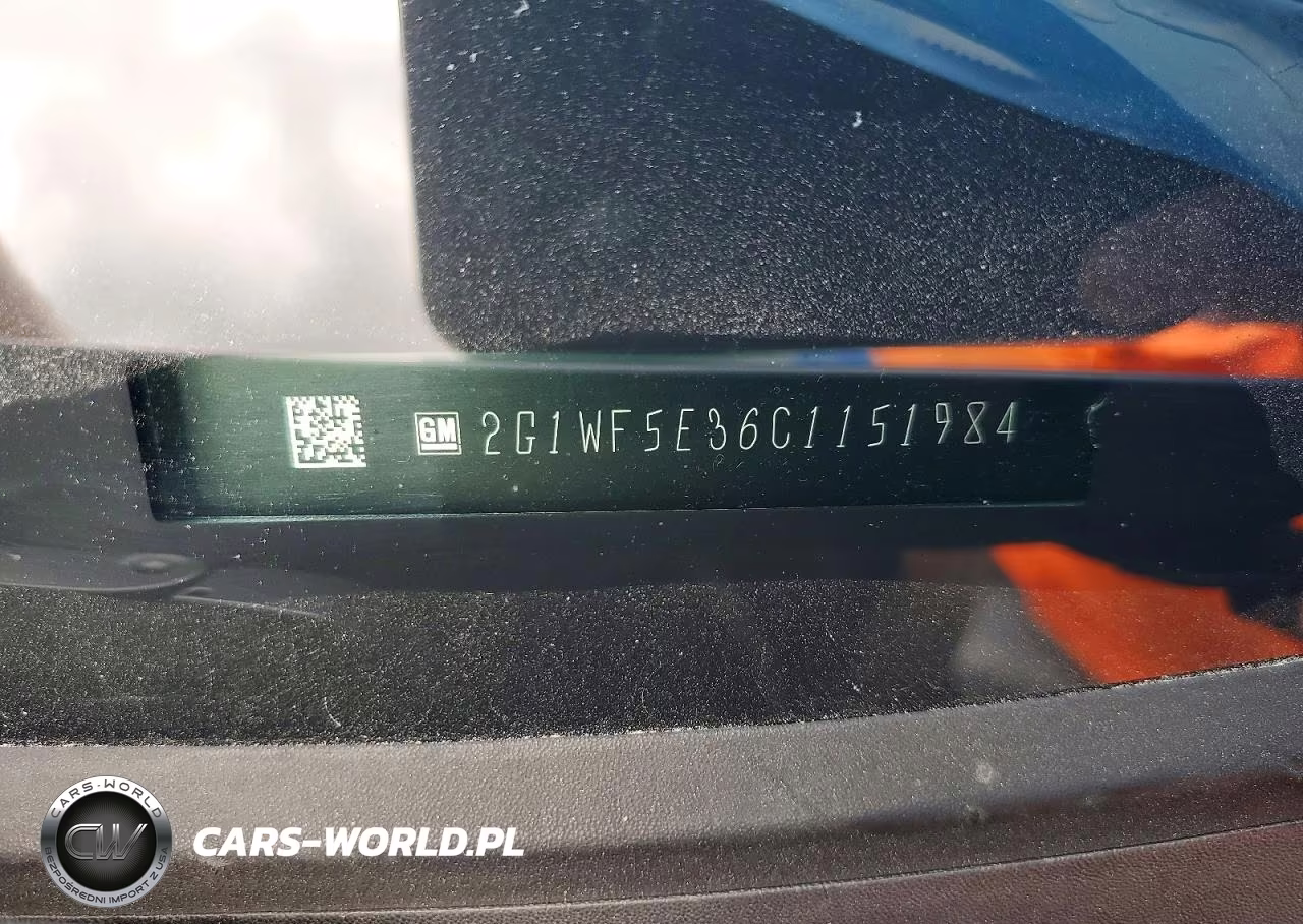 2012 Chevrolet Impala Ls VIN:2G1WF5E36C1151984 - 12
