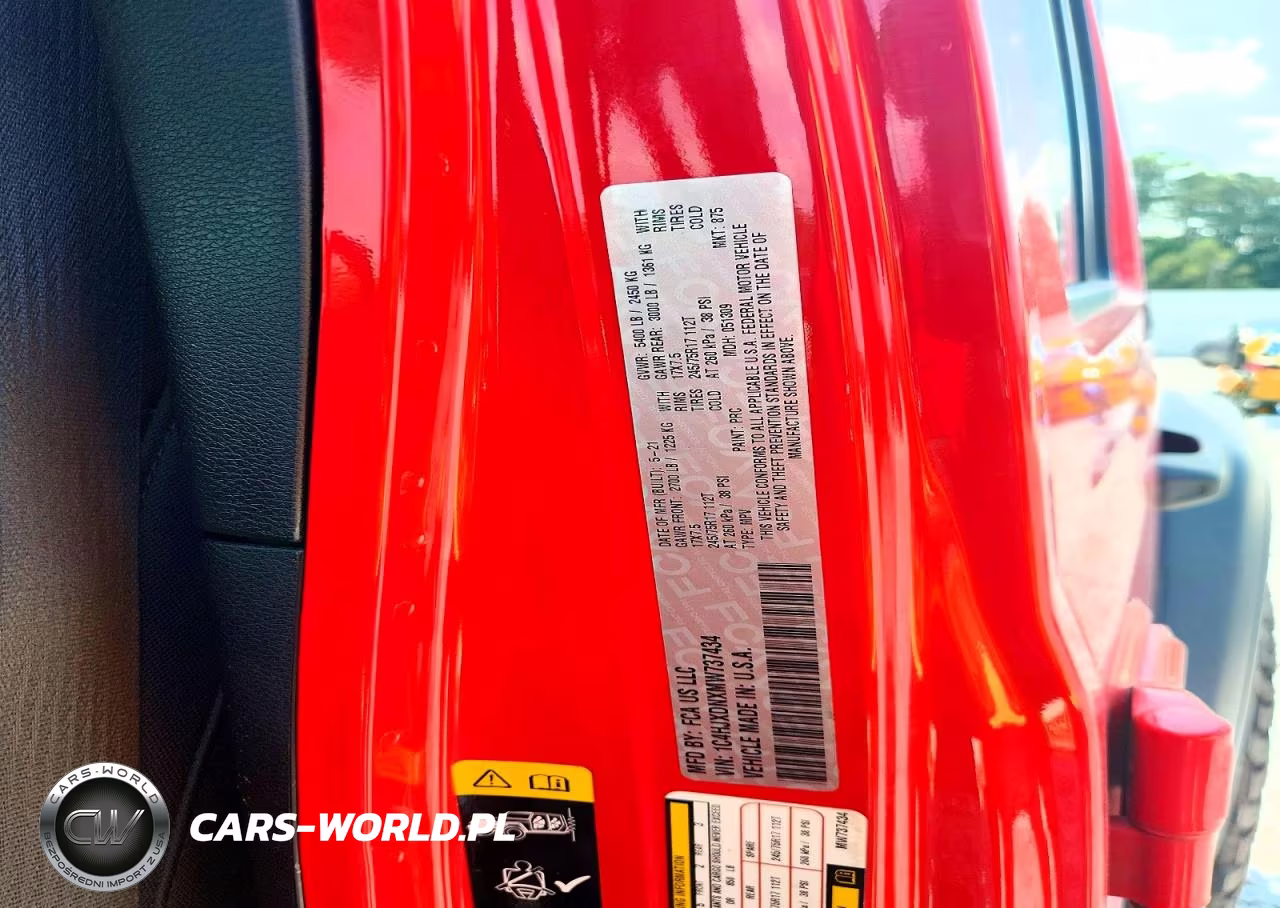 2021 Jeep Wrangler Unlimited Sport VIN:1C4HJXDNXMW737434 - 12