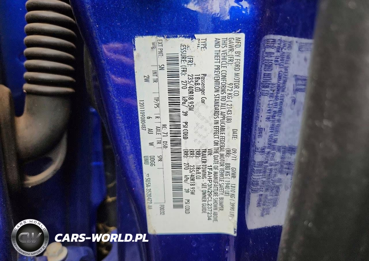 2012 Ford Focus Titanium VIN:1FAHP3N29CL237234 - 12