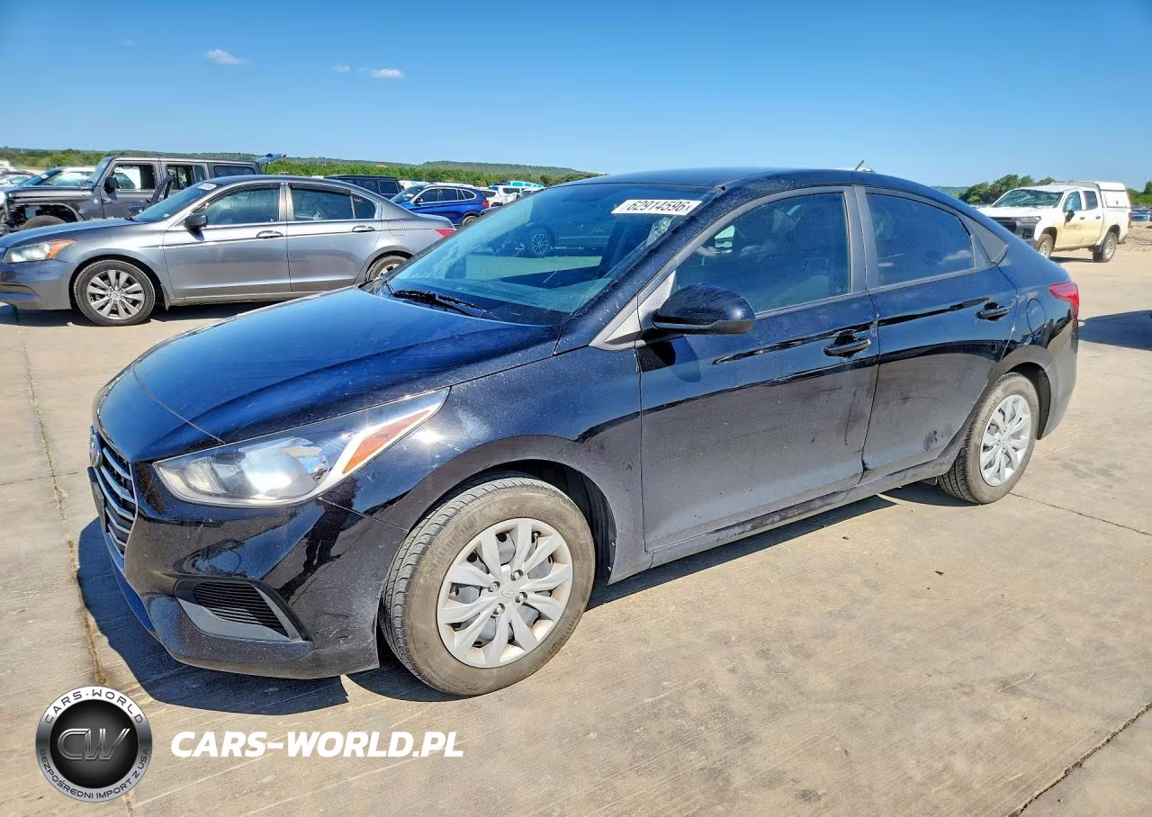 2022 Hyundai Accent Se VIN:3KPC24A60NE169452 - 1