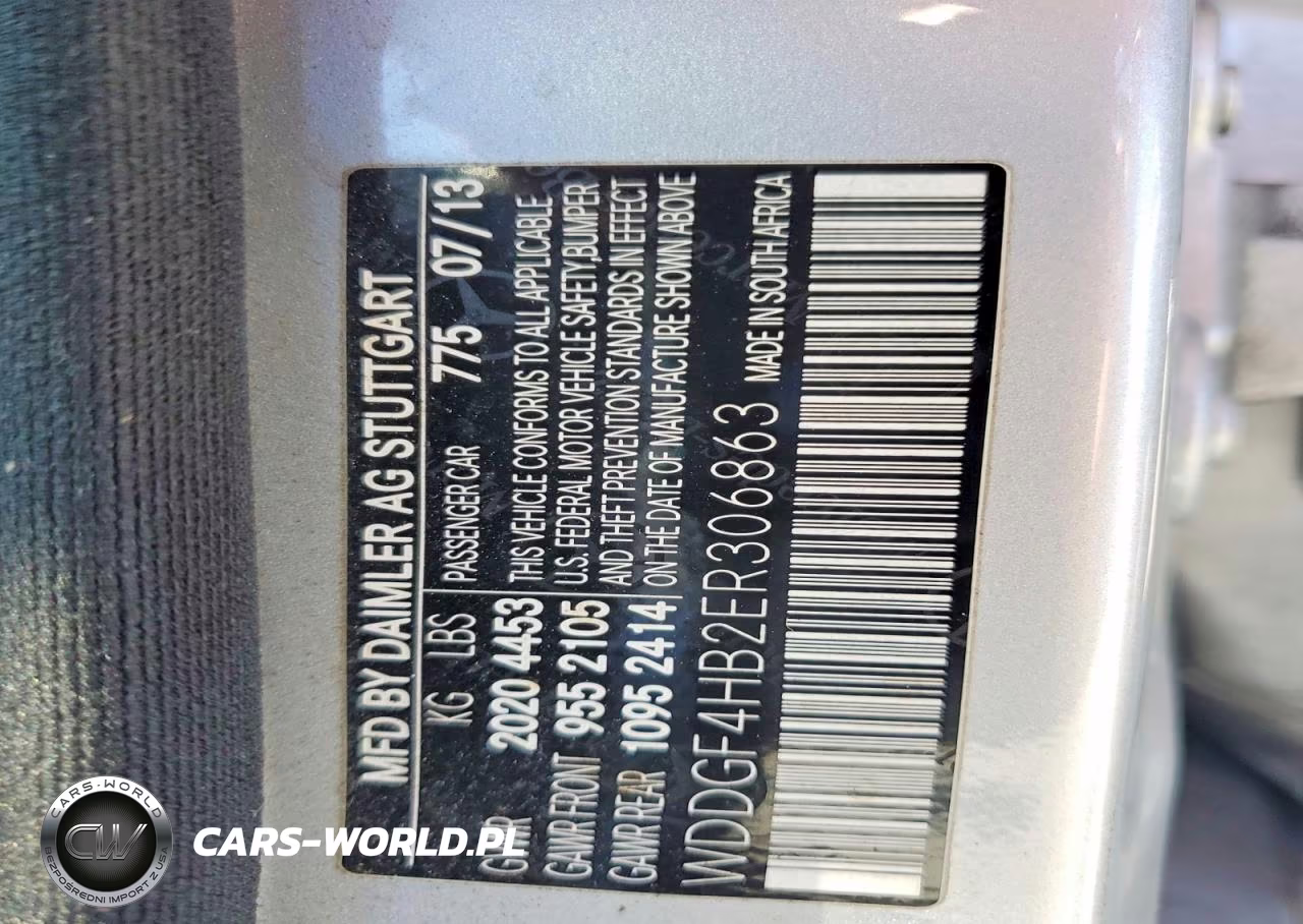 2014 Mercedes-Benz C 250 VIN:WDDGF4HB2ER306863 - 12
