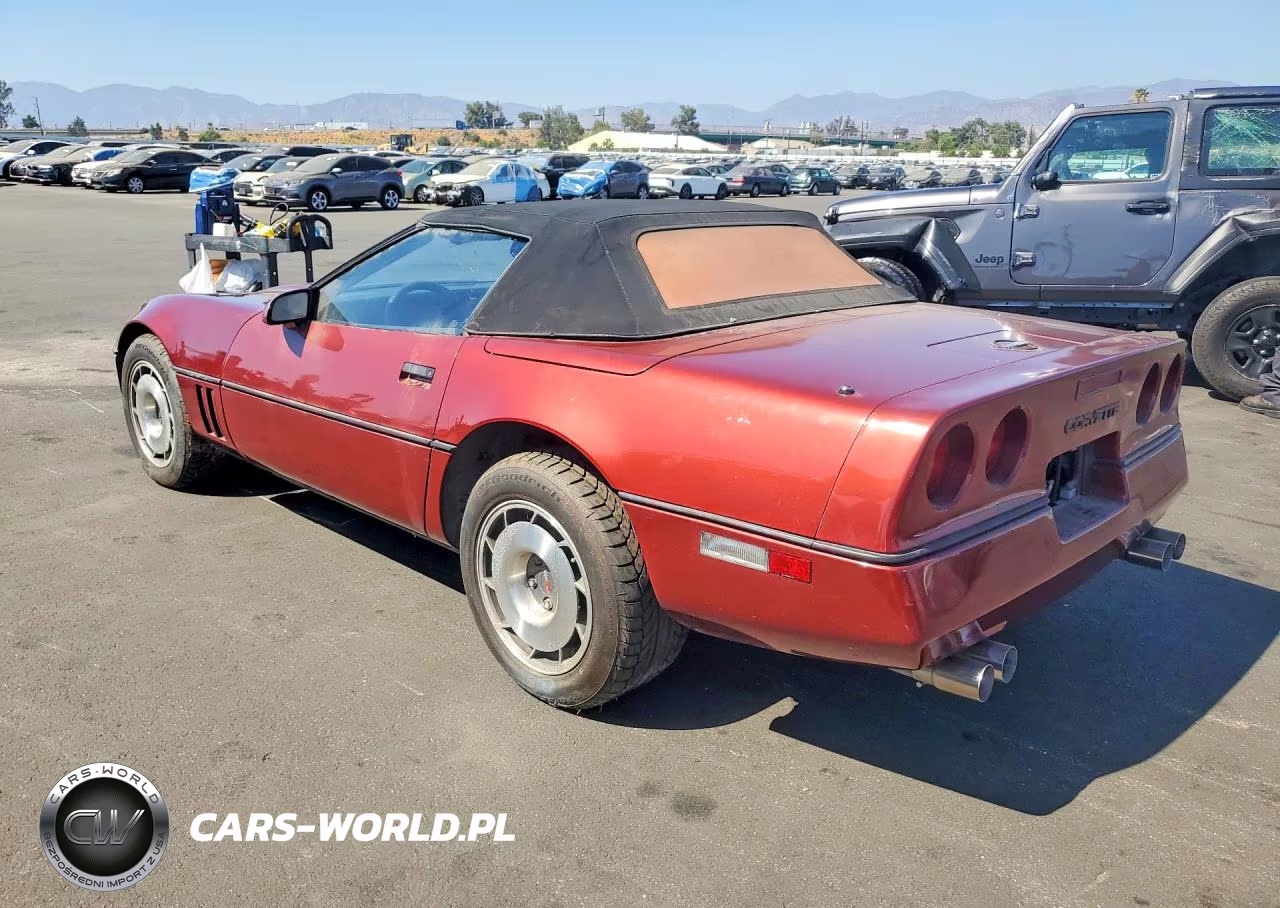 1987 Chevrolet Corvette VIN:1G1YY3189H5119772 - 2