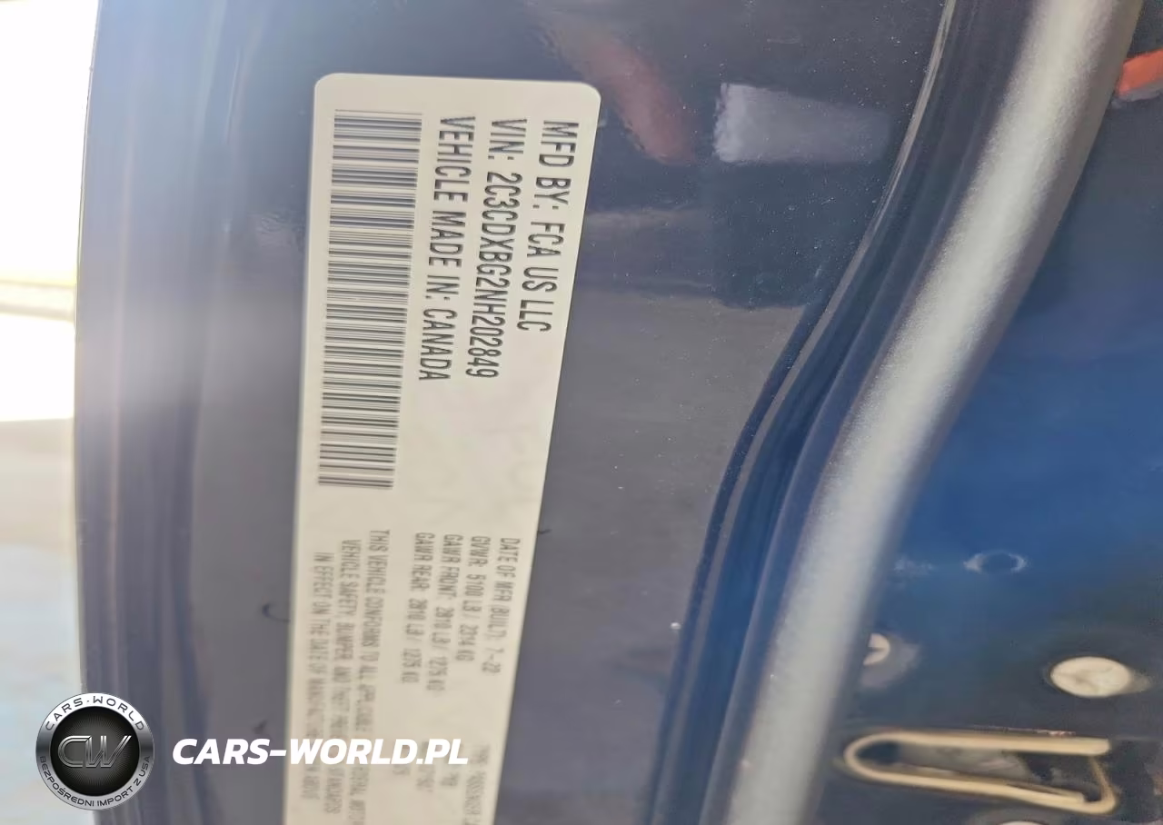 2022 Dodge Charger Sxt VIN:2C3CDXBG2NH202849 - 13