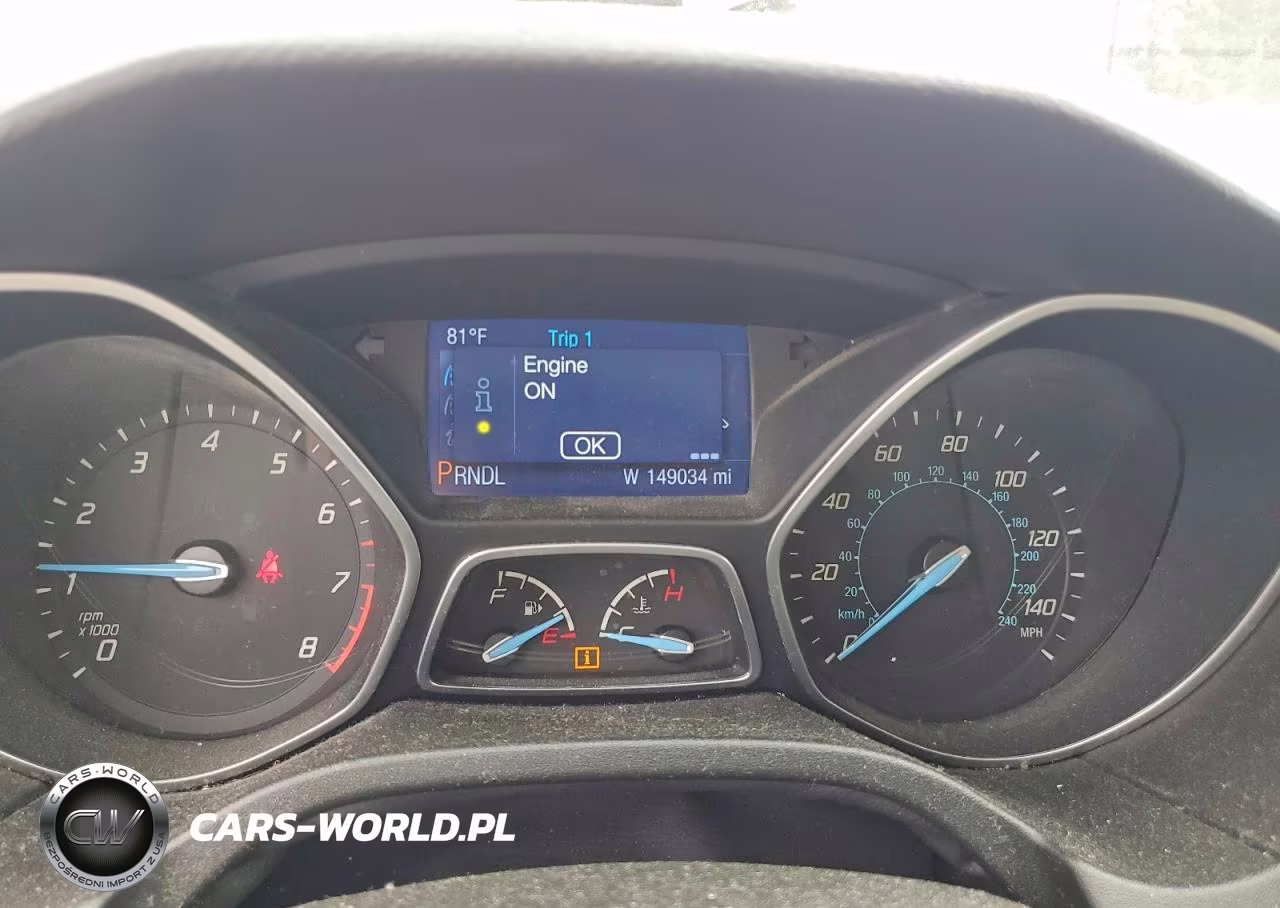 2014 Ford Focus Se VIN:1FADP3K27EL144704 - 9