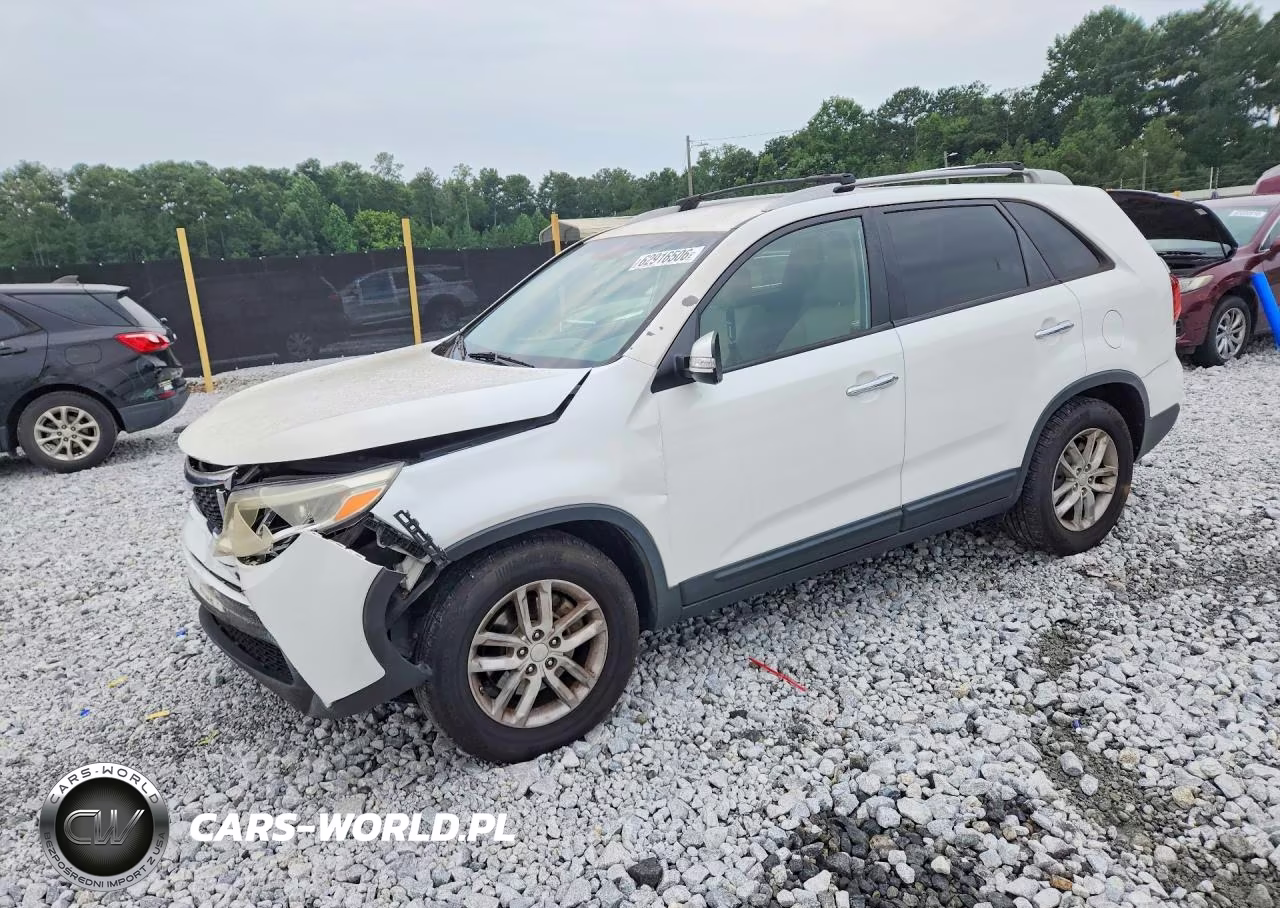 2014 Kia Sorento Lx VIN:5XYKT3A62EG445734 - 1