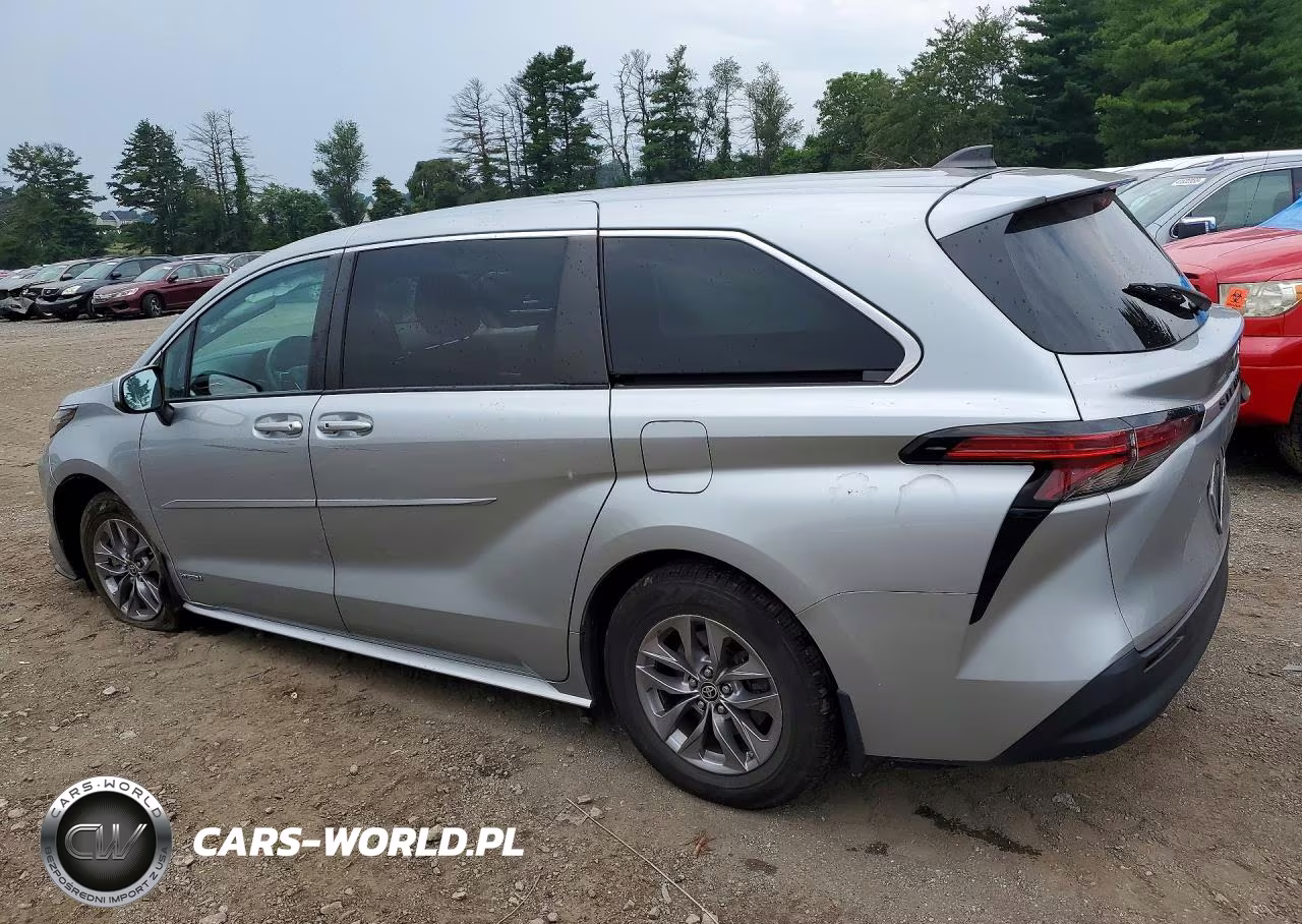 2021 Toyota Sienna Le VIN:5TDKRKEC7MS039006 - 2