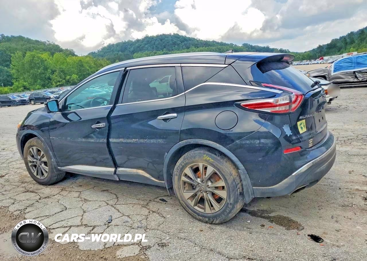2016 Nissan Murano Sl VIN:5N1AZ2MH3GN117599 - 2