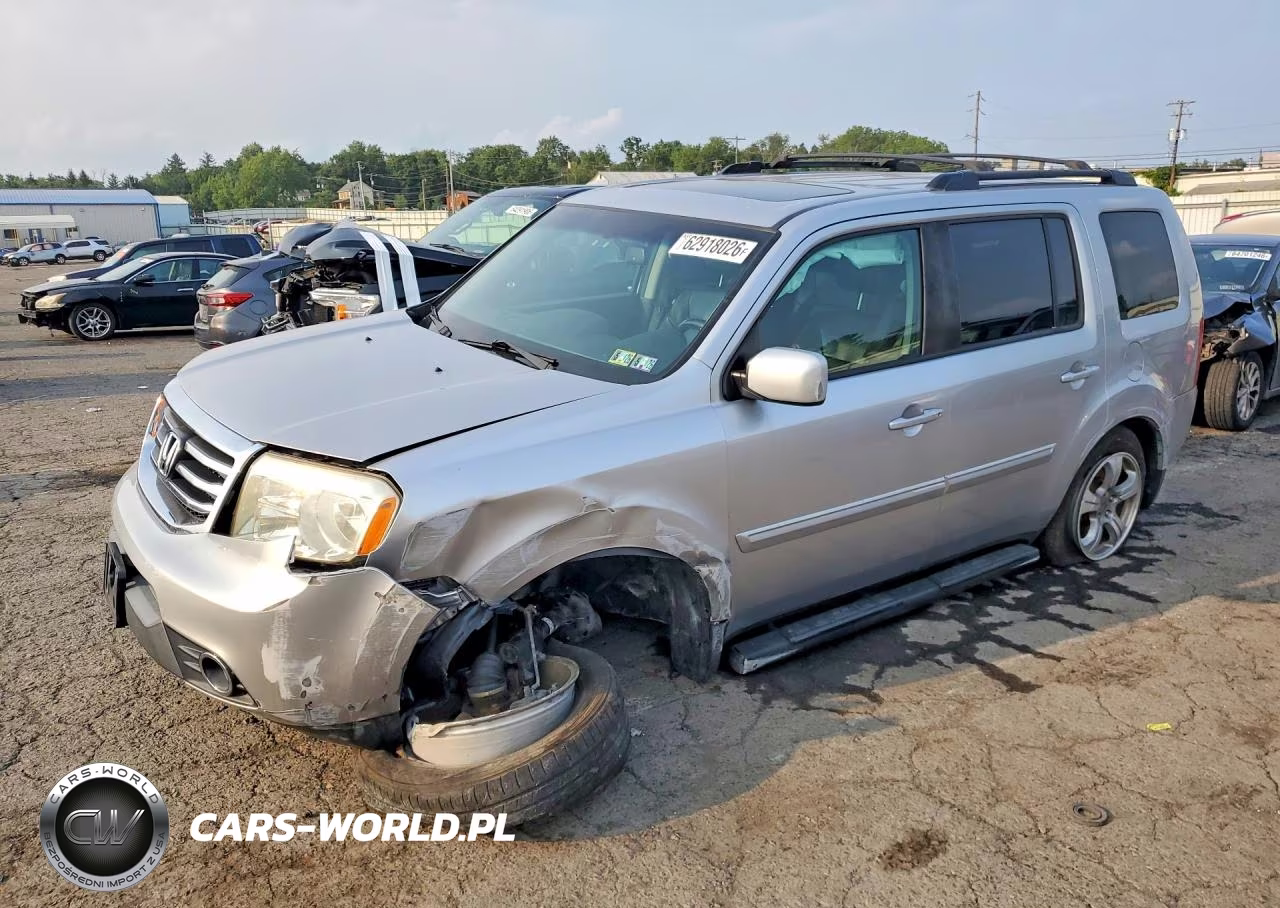 2015 Honda Pilot Exln VIN:5FNYF4H77FB067215 - 1