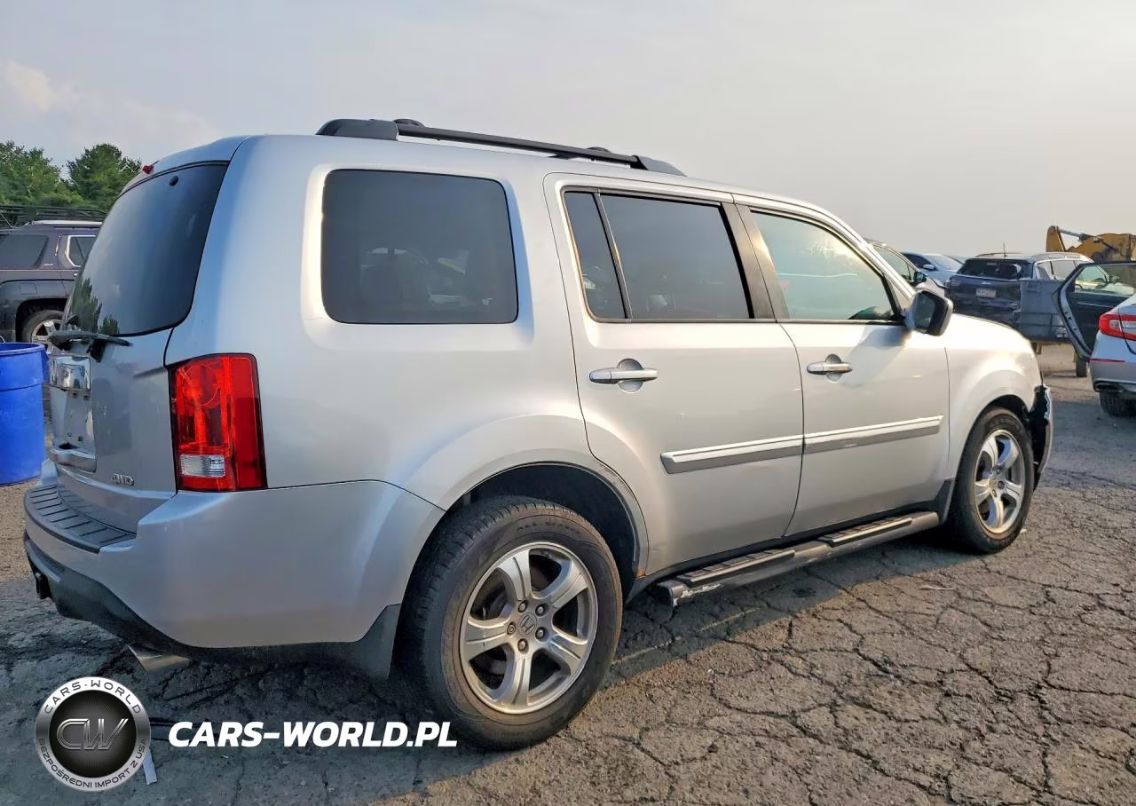 2015 Honda Pilot Exln VIN:5FNYF4H77FB067215 - 3