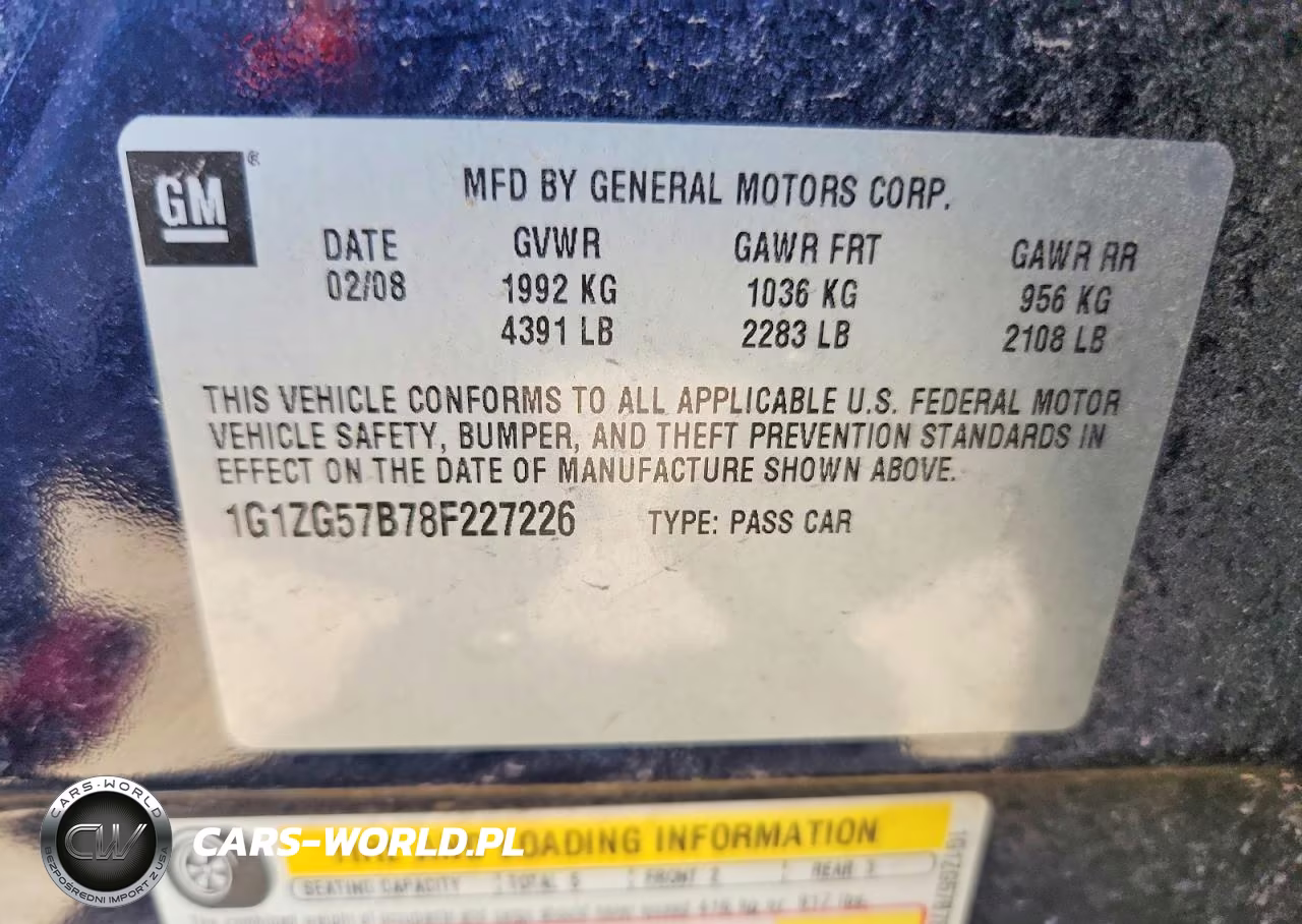 2008 Chevrolet Malibu Ls VIN:1G1ZG57B78F227226 - 12