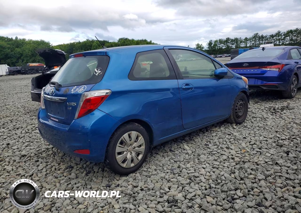 2012 Toyota Yaris VIN:JTDJTUD31CD539148 - 3