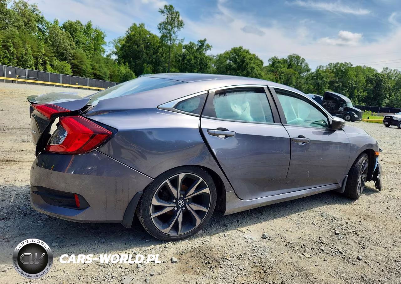 2020 Honda Civic Sport VIN:2HGFC2F88LH542409 - 3